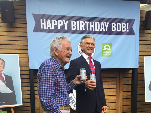 Bob Hawke gives a hand to Protect our Aussie Species