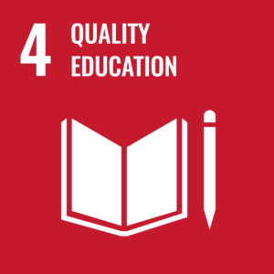 Quality Education UN Goal Tile Graphic