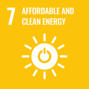 Affordable and clean energy UN goal tile graphic