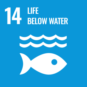 Life Below Water UN goal tile graphic