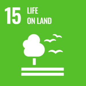Life on the land UN goal tile graphic