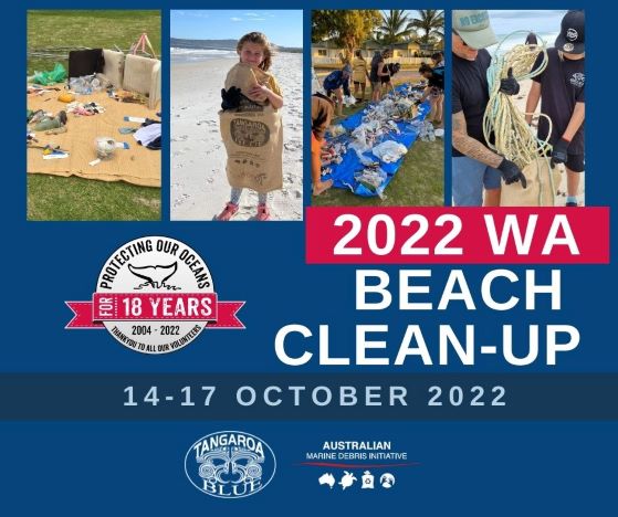 2022 WA Beach Cleanup Promotional Graphic