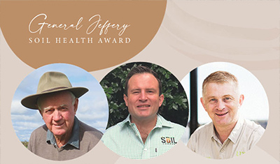 Finalists announced for prestigious award honouring leaders in soil health