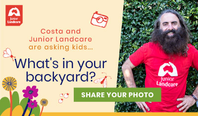 Costa Georgiadis and Junior Landcare encouraging Aussie kids to get outside and explore ‘What’s in your backyard?’